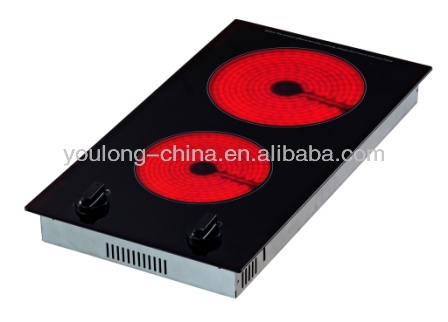 2 Burner Domino Touch Control Electric Cooktop