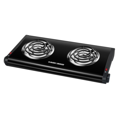 portable double electric cooktop